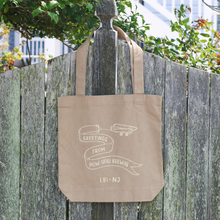 Load image into Gallery viewer, Greetings from LBI Canvas Tote