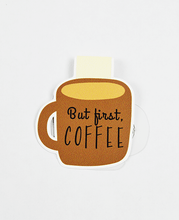 Load image into Gallery viewer, But First Coffee Magnetic Bookmark