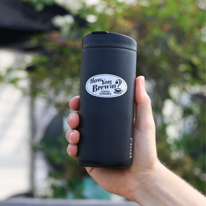 Reusable Stainless Travel Mug with How You Brewin logo – How You Brewin®