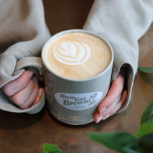 Load image into Gallery viewer, Ceramic Light Grey Coffee Mug