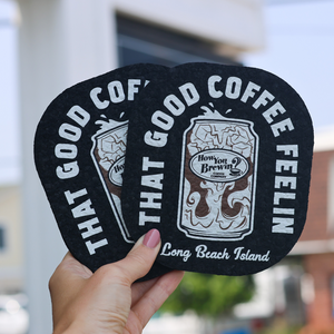 Good Coffee Feelin Rubber Coaster