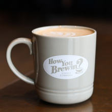Load image into Gallery viewer, Ceramic Light Grey Coffee Mug