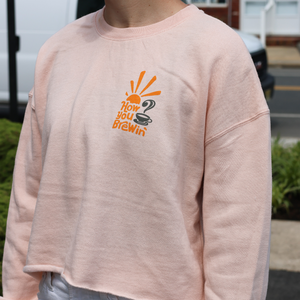 Brewin' Good Crop Sweatshirt