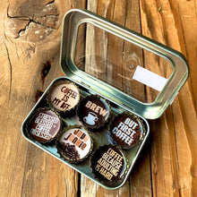 Load image into Gallery viewer, Coffee Magnets Tin Set