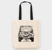 Load image into Gallery viewer, LBI Jeep Canvas Tote Bag